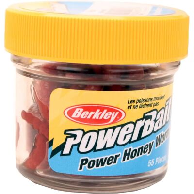 Berkley Powerbait Honey Worm - 55 Stück - Angelköder Berkley Powerbait Honey Worm - 55 Stück - Angelköder