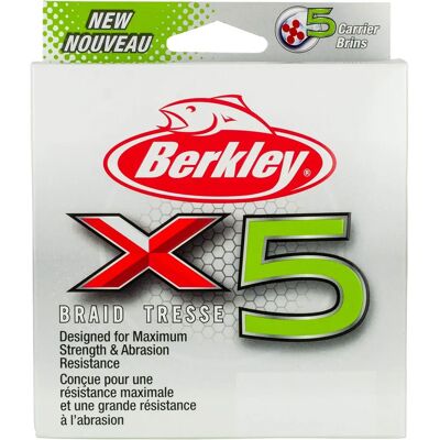 Berkley X5 Low-Vis Green Braid - Fishing Line Berkley X5 Low-Vis Green Braid - Fishing Line