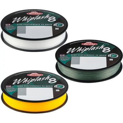 Ligne de Pêche Berkley Whiplash 8 150M Jaune Ligne de Pêche Berkley Whiplash 8 150M Jaune