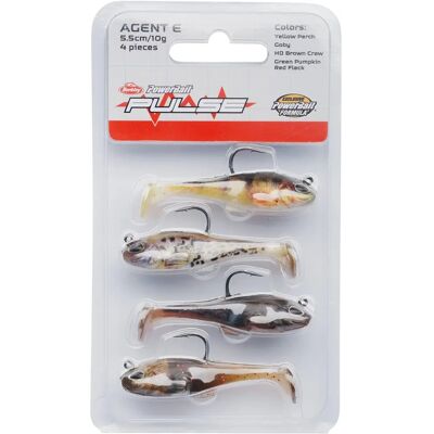 Berkley Pulse Agent E 4-Pack 8,0cm-14g - Lood Berkley Pulse Agent E 4-Pack 8,0cm-14g - Lood