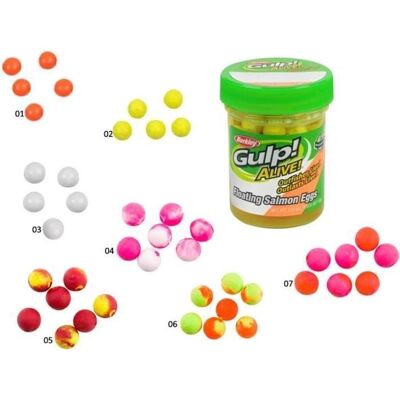 Berkley - Tutti Frutti Gulp Alive Floating Salmon Eggs - 59g - Fishing bait Berkley - Tutti Frutti Gulp Alive Floating Salmon Eggs - 59g - Fishing bait