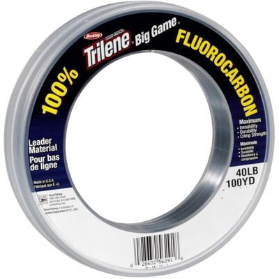 Berkley Berkley Trilene Big Game Fluorocarbon Leader - 100yd Clear 25lb Berkley Berkley Trilene Big Game Fluorocarbon Leader - 100yd Clear 25lb