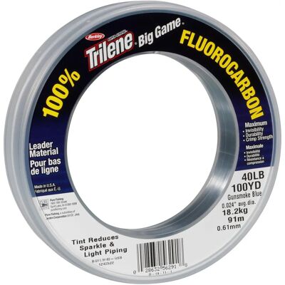 Berkley Berkley Trilene Big Game Fluorocarbon Leader - 100yd Clair 50lb Berkley Berkley Trilene Big Game Fluorocarbon Leader - 100yd Clair 50lb
