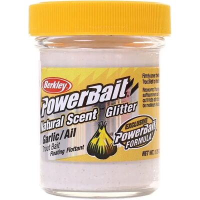 Berkley Powerbait Naturlig Glitter Laksefiskemad XL - Fiskemad Berkley Powerbait Naturlig Glitter Laksefiskemad XL - Fiskemad