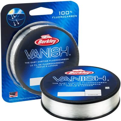 Berkley Vanish Clear Fluorocarbon Fishing Line - 250 yds 12 lb Berkley Vanish Clear Fluorocarbon Fishing Line - 250 yds 12 lb