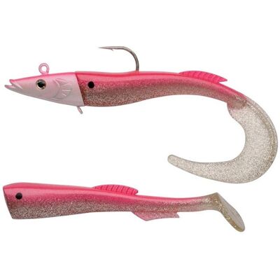 Berkley PowerBait Power Sandeel - Metallisk rosa - 40g - Fiskelina Berkley PowerBait Power Sandeel - Metallisk rosa - 40g - Fiskelina