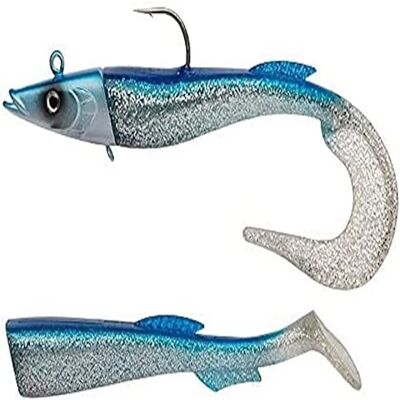 Berkley PowerBait Power Sandeel - 130g Metallic Blue Meeresangeln Köder Berkley PowerBait Power Sandeel - 130g Metallic Blue Meeresangeln Köder