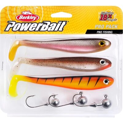 Berkley PowerBait Pro Pack Kit de leurres pour le brochet - 6 pièces Berkley PowerBait Pro Pack Kit de leurres pour le brochet - 6 pièces