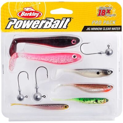 Berkley PowerBait Pro Pack Jig Minnow Clear Water - Kunstmatige aas Berkley PowerBait Pro Pack Jig Minnow Clear Water - Kunstmatige aas