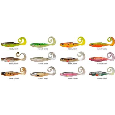 Berkley - Sick Curl Soft Lure - 80 mm - 48 enheder - Soft Lure Berkley - Sick Curl Soft Lure - 80 mm - 48 enheder - Soft Lure