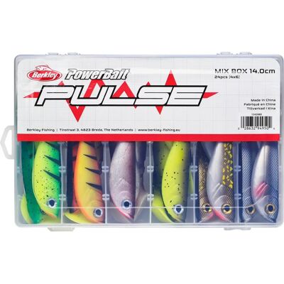 Berkley Pulse Shad Mix Box - Soft Lure - 140 Mm - 24 Units Berkley Pulse Shad Mix Box - Soft Lure - 140 Mm - 24 Units