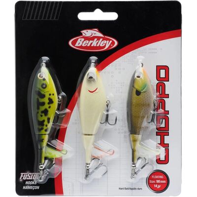 Berkley Berkley Choppo Stickbait Surface 90mm Pack de 3 Berkley Berkley Choppo Stickbait Surface 90mm Pack de 3
