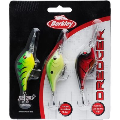 Berkley Dredger Pack de 3 Cebos de Colores Variados Berkley Dredger Pack de 3 Cebos de Colores Variados
