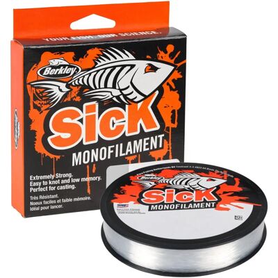 Berkley Berkley Sick Monofilament Transparent 300m - 0,45mm Berkley Berkley Sick Monofilament Transparent 300m - 0,45mm