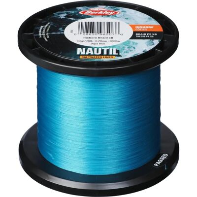 Berkley Nautil Inshore X8 150 M Braided Line - Saltwater Berkley Nautil Inshore X8 150 M Braided Line - Saltwater