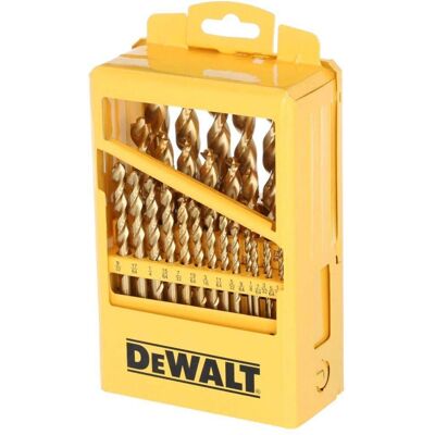 Set di punte a spirale DeWalt DW1969 con indice in metallo Set di punte a spirale DeWalt DW1969 con indice in metallo
