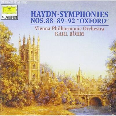 MediaTronixs Bohm - Haydn: Symphonies 88, 89, 92 - CD de Musique - Publicité MediaTronixs Bohm - Haydn: Symphonies 88, 89, 92 - CD de Musique - Publicité
