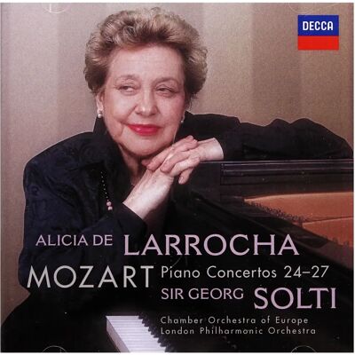 Decca Larrocha - Concertos pour piano de Mozart 24-27 - Double CD - Publicité Decca Larrocha - Concertos pour piano de Mozart 24-27 - Double CD - Publicité
