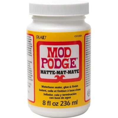 Mod Podge Mat 8 Oz - Lijm, Sealer, Afwerking Mod Podge Mat 8 Oz - Lijm, Sealer, Afwerking