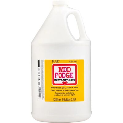 Mod Podge Galón - Blanco - Pegamento para manualidades Mod Podge Galón - Blanco - Pegamento para manualidades