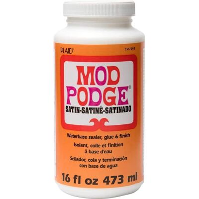 Mod Podge Satin 16 oz - Colle et Vernis Tout-en-Un Mod Podge Satin 16 oz - Colle et Vernis Tout-en-Un