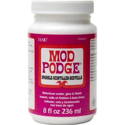 Plaid Mod podge 8oz Vernis à Paillettes, Colle et Finition à Base d'Eau Plaid Mod podge 8oz Vernis à Paillettes, Colle et Finition à Base d'Eau