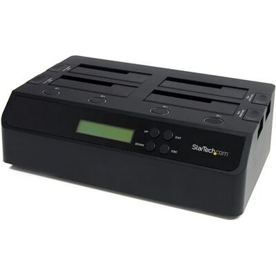StarTech.com SATDOCK4U3RE duplicador de mídia - Preto StarTech.com SATDOCK4U3RE duplicador de mídia - Preto