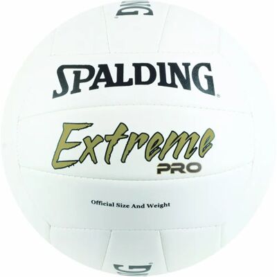 Spalding Ballon de Volley Extreme Pro 72-184Z1 Blanc - Volleyball - Publicité Spalding Ballon de Volley Extreme Pro 72-184Z1 Blanc - Volleyball - Publicité