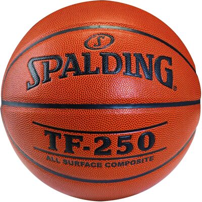 Ballon de basketball Spalding Tf-250 Taille 7 - Basketball - Publicité Ballon de basketball Spalding Tf-250 Taille 7 - Basketball - Publicité