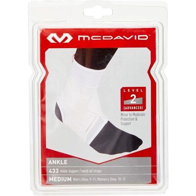 McDavid Supporto Caviglia Bianco Modello 433r - Supporto di Caviglia McDavid Supporto Caviglia Bianco Modello 433r - Supporto di Caviglia