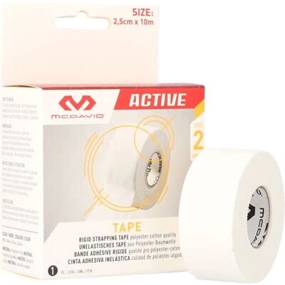 Bandage sportif McDavid - Blanc - Tape de sport - Publicité Bandage sportif McDavid - Blanc - Tape de sport - Publicité