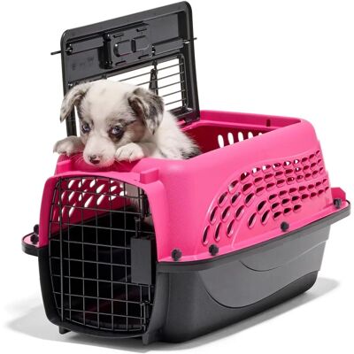 Pet Mate Petmate 2 Top Load Kennel XS Roze - Kennel Pet Mate Petmate 2 Top Load Kennel XS Roze - Kennel