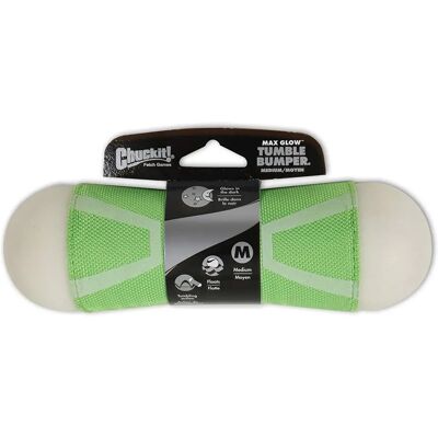 Chuckit Max Glow Tumble Bumper Dog Toy - Medium Chuckit Max Glow Tumble Bumper Dog Toy - Medium
