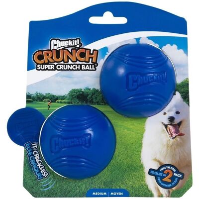 Chuckit! Super crunch piłka - średnia 2pk Chuckit! Super crunch piłka - średnia 2pk