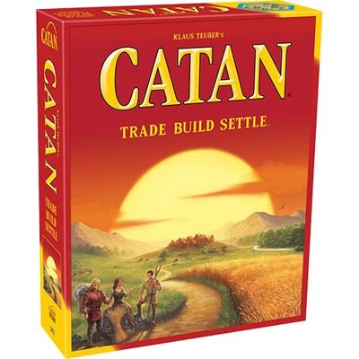Asmodee Catan Board Game - Strategy, 3-4 Players Asmodee Catan Board Game - Strategy, 3-4 Players