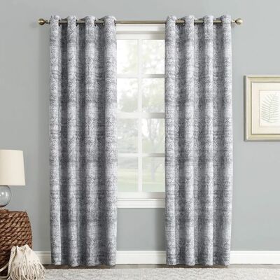 Tenda oscurante jacquard Indigo Sun Zero - 51948 Tenda oscurante jacquard Indigo Sun Zero - 51948