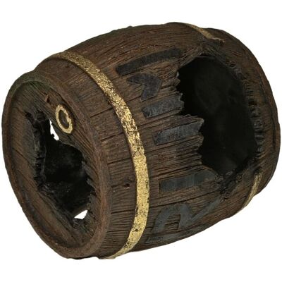 Blue Ribbon Rum Barrel Small - Aquarium Ornament Blue Ribbon Rum Barrel Small - Aquarium Ornament