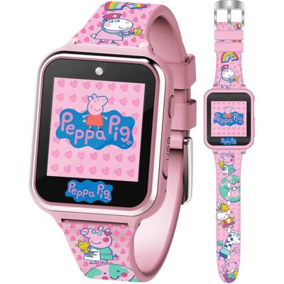 Montre connectée enfant Accutime Peppa Pig - Caméra Selfie, 6 jeux, Tracker de fitness - Publicité Montre connectée enfant Accutime Peppa Pig - Caméra Selfie, 6 jeux, Tracker de fitness - Publicité