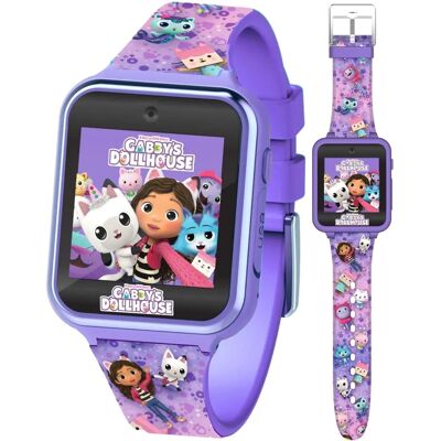Accutime Gabby's Dollhouse Lila - Montre intelligente pour enfants avec caméra et jeux - Publicité Accutime Gabby's Dollhouse Lila - Montre intelligente pour enfants avec caméra et jeux - Publicité