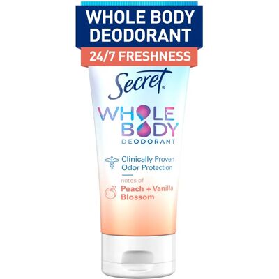 Secret Full Body Deodorant - Peach + Vanilla Blossom Secret Full Body Deodorant - Peach + Vanilla Blossom