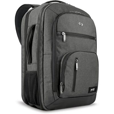 Solo NY Großes Reisetrolley TSA Rucksack Grau Solo NY Großes Reisetrolley TSA Rucksack Grau