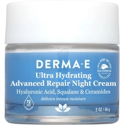 Derma e Hyaluronic Acid Night Creme - Night Cream for Dry Skin Derma e Hyaluronic Acid Night Creme - Night Cream for Dry Skin