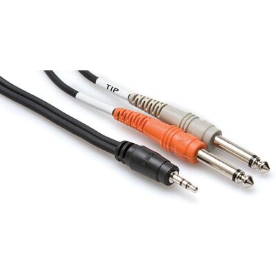Hosa Technology CMP-153 Audiokabel - 0,91 m - Schwarz, Grau, Orange Hosa Technology CMP-153 Audiokabel - 0,91 m - Schwarz, Grau, Orange