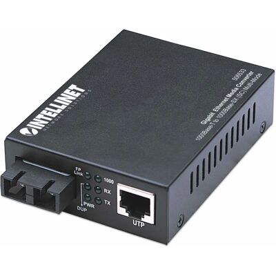 Convertitore di rete Gigabit Intellinet 506533 - Nero Convertitore di rete Gigabit Intellinet 506533 - Nero