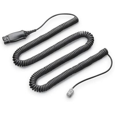 Adaptador de Cable Plantronics 72442-41 - Cable, Negro, para serie de teléfonos 14xx-96xx Adaptador de Cable Plantronics 72442-41 - Cable, Negro, para serie de teléfonos 14xx-96xx