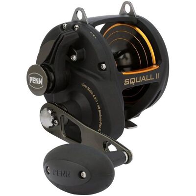 Moulinet Penn Squall II 50 Lever Drag - Eau salée, 5 roulements - Publicité Moulinet Penn Squall II 50 Lever Drag - Eau salée, 5 roulements - Publicité