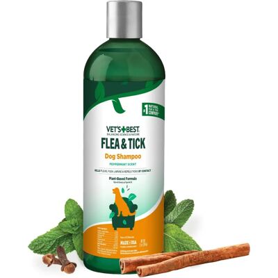Vets Best Flea & Tick Advanced Strength Dog Shampoo - Rosemary & Peppermint Scent Vets Best Flea & Tick Advanced Strength Dog Shampoo - Rosemary & Peppermint Scent