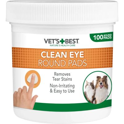 Vet's Best Hundøyepads - 100 Fuktige Servietter Vet's Best Hundøyepads - 100 Fuktige Servietter