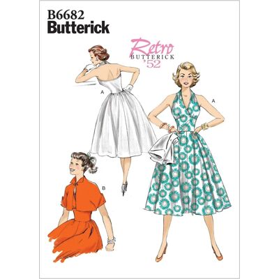 Butterick B6682A5 Sewing Pattern - Dressmaking Butterick B6682A5 Sewing Pattern - Dressmaking
