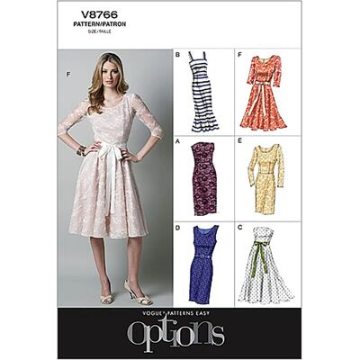 Vogue misses' petite klänningsmönster - Mönster för klänning Vogue misses' petite klänningsmönster - Mönster för klänning
